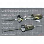 Задни тежести Flying Back Leads - Korda